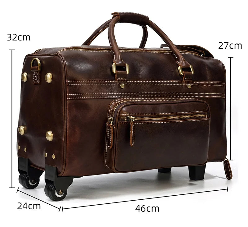 Sac de voyage homme à roulettes