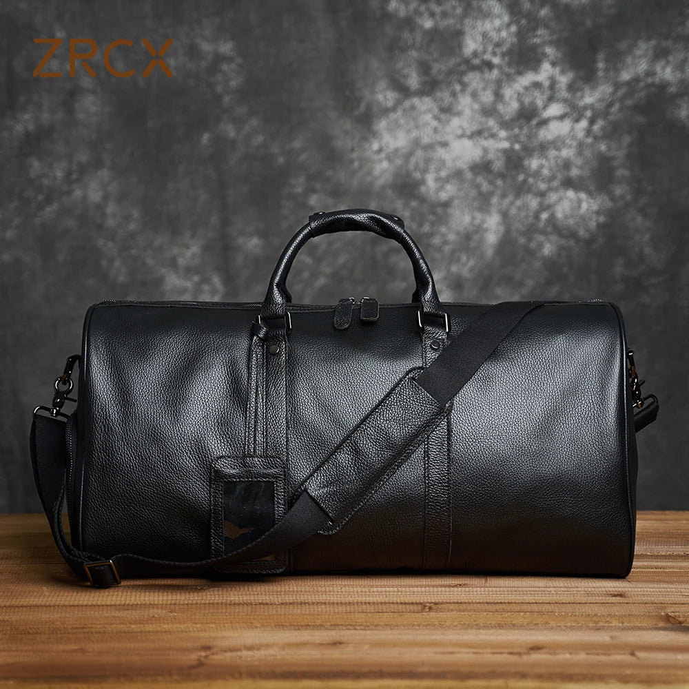 Sac de voyage cuir avec compartiment chaussures