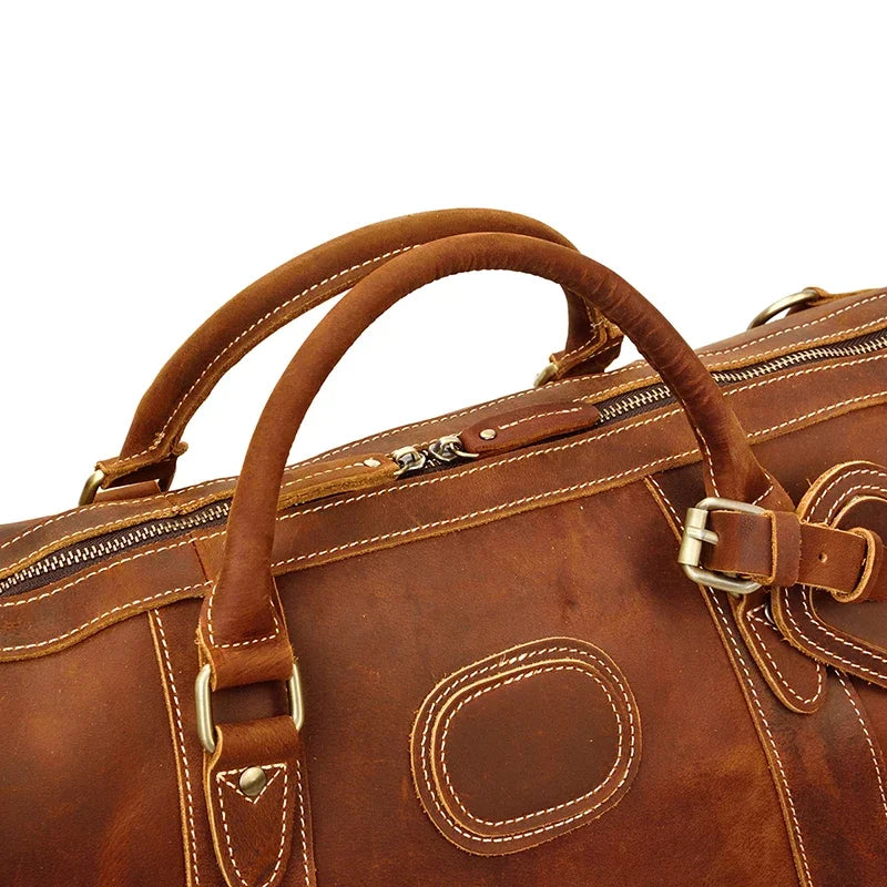 Sac de voyage homme marron