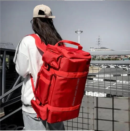 Sac de voyage femme rouge