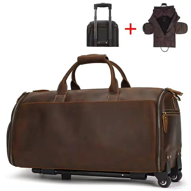 Sac de voyage souple à roulette