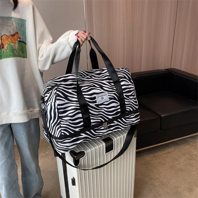 Sac de voyage zèbre