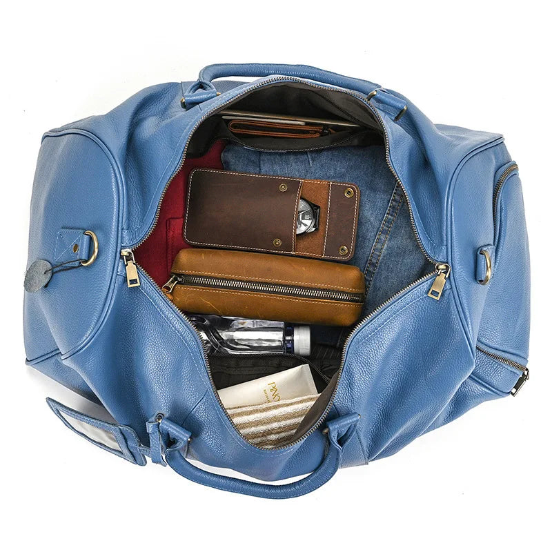 Sac de voyage femme bleu