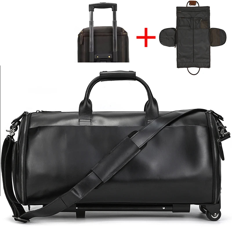 Sac de voyage souple à roulette