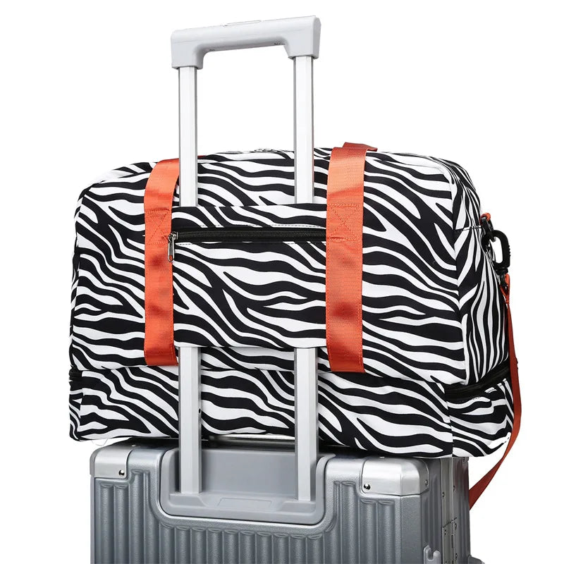 Sac de voyage zèbre