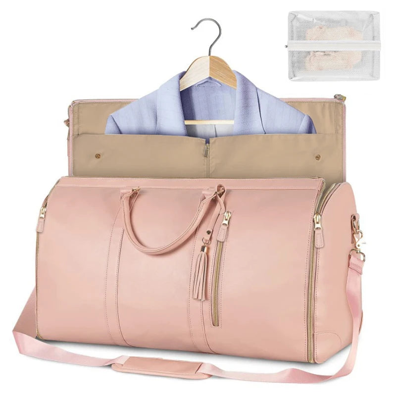Sac de voyage femme beige