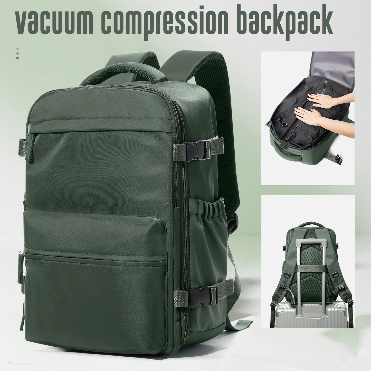 Sac de voyage qui se compresse