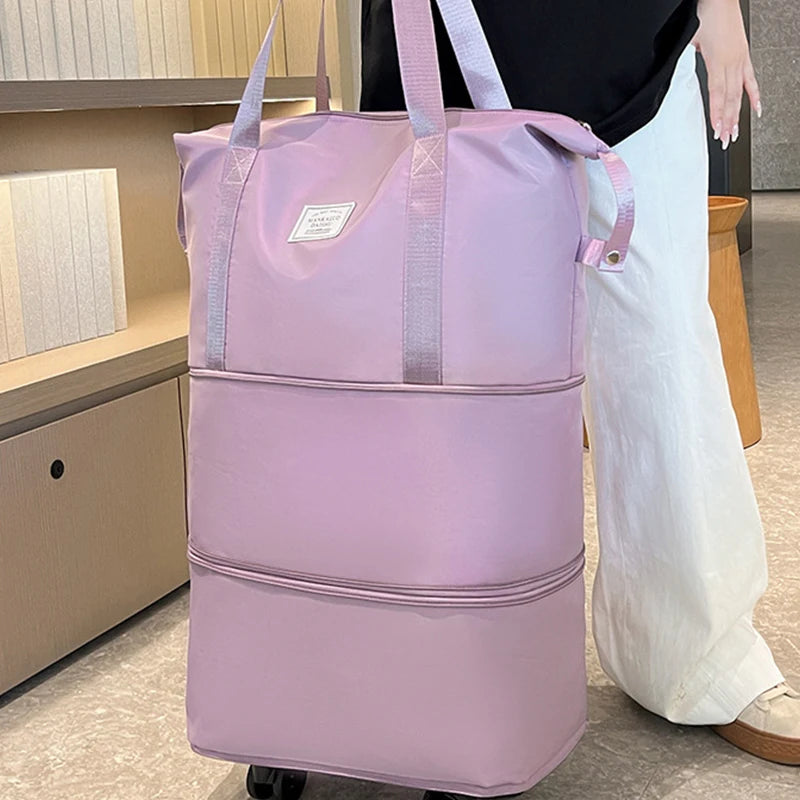 Sac de voyage femme sur roulette