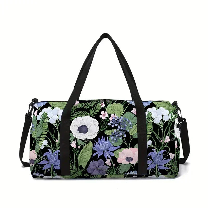 Sac de voyage fleuri