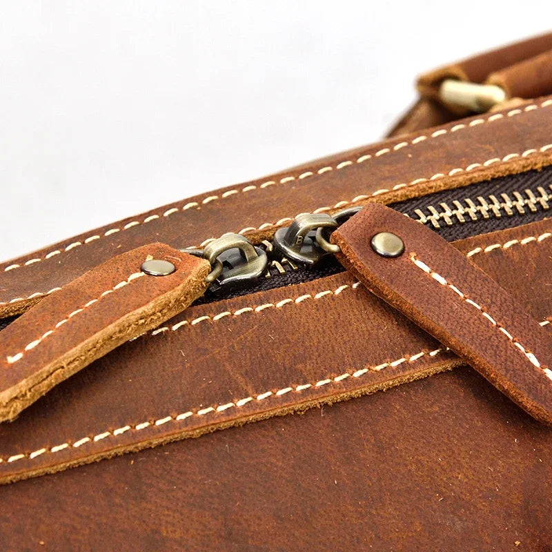 Sac de voyage homme marron