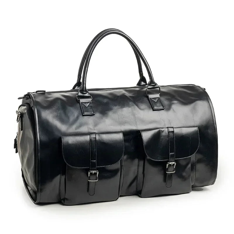 Sac voyage cuir rond