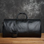 Sac de voyage cuir avec compartiment chaussures