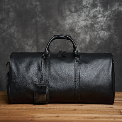 Sac de voyage cuir avec compartiment chaussures