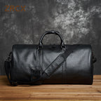 Sac de voyage cuir avec compartiment chaussures | Le-sac-du-voyageur.fr