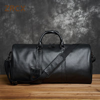 Sac de voyage cuir avec compartiment chaussures | Le-sac-du-voyageur.fr