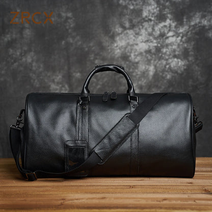 Sac de voyage cuir avec compartiment chaussures