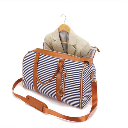 Sac voyage rayures