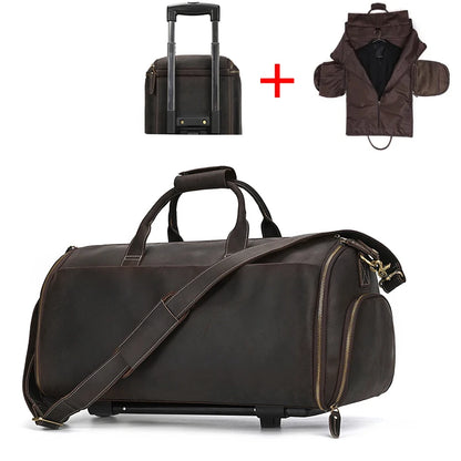 Sac de voyage souple à roulette