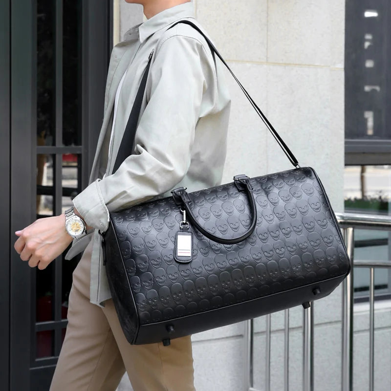 Sac de voyage tete de mort