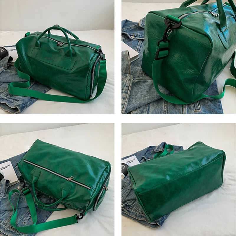 Sac de voyage femme vert