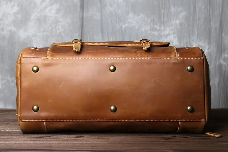 Sac de voyage ancien en cuir