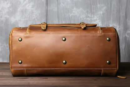 Sac de voyage ancien en cuir