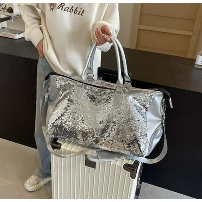 Sac de voyage femme paillette