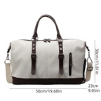 Sac de voyage en toile femme