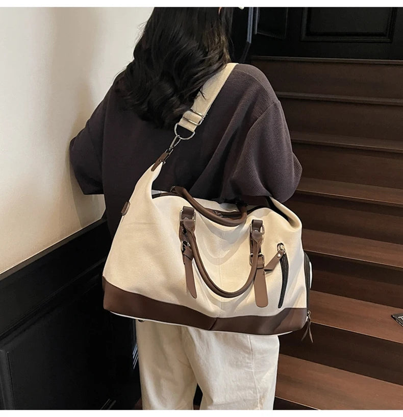 Sac de voyage en toile femme