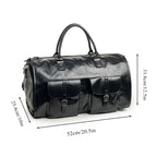 Sac voyage cuir rond