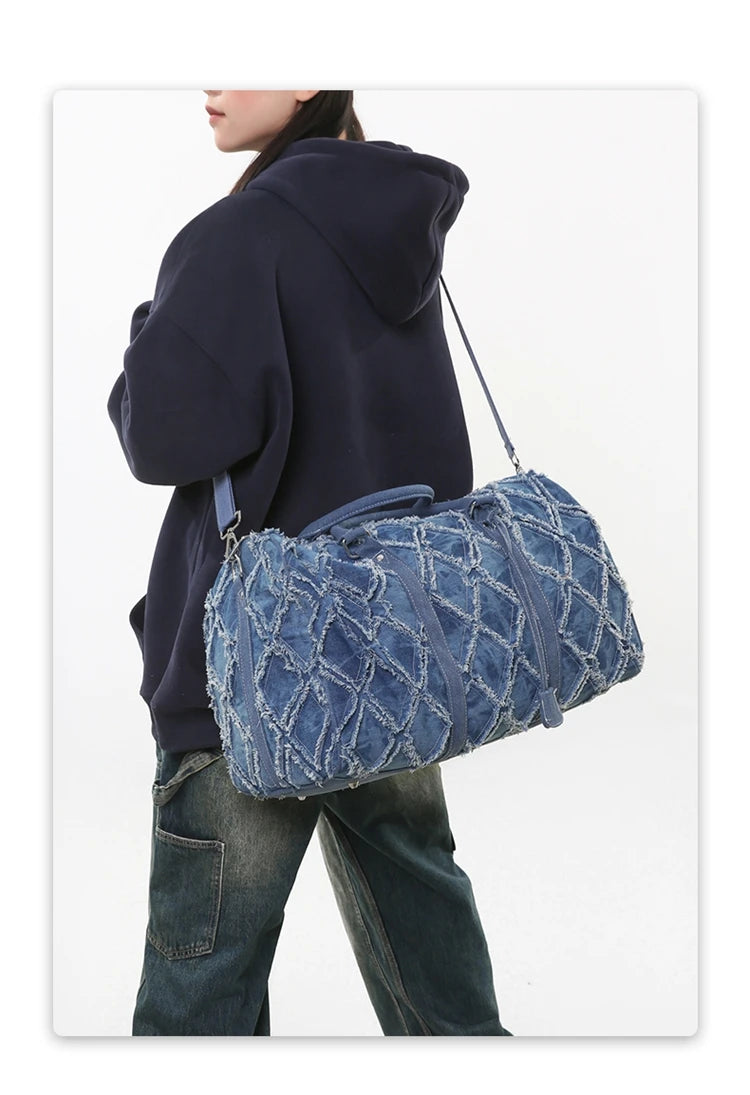 Sac voyage denim