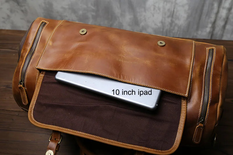 Sac de voyage ancien en cuir