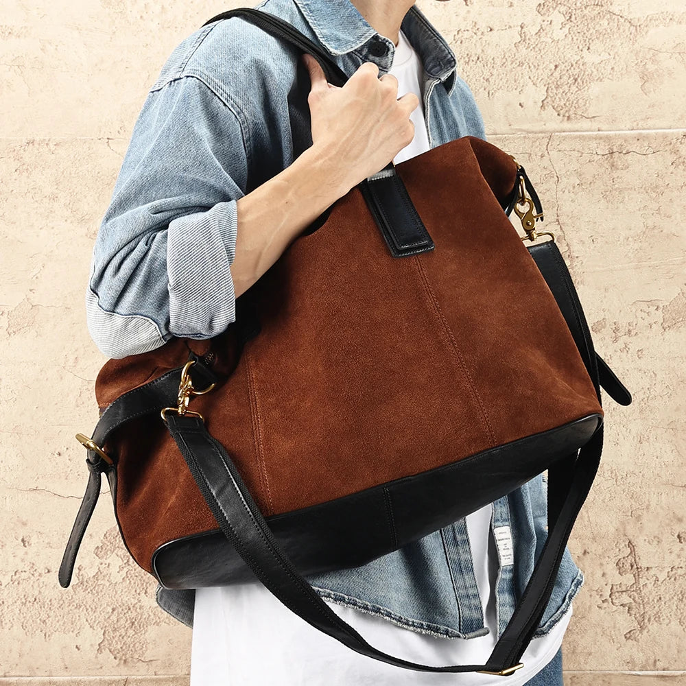 Sac de voyage femme daim