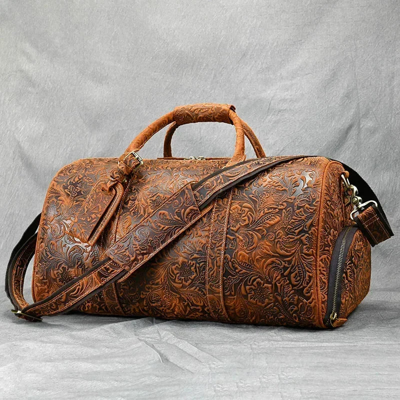 Sac de voyage homme cuir vintage