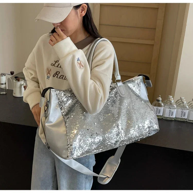 Sac de voyage femme paillette
