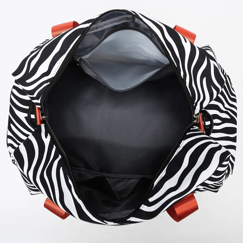 Sac de voyage zèbre