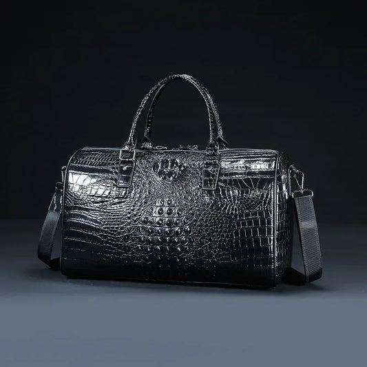 Sac voyage crocodile