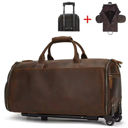 Sac de voyage souple à roulette