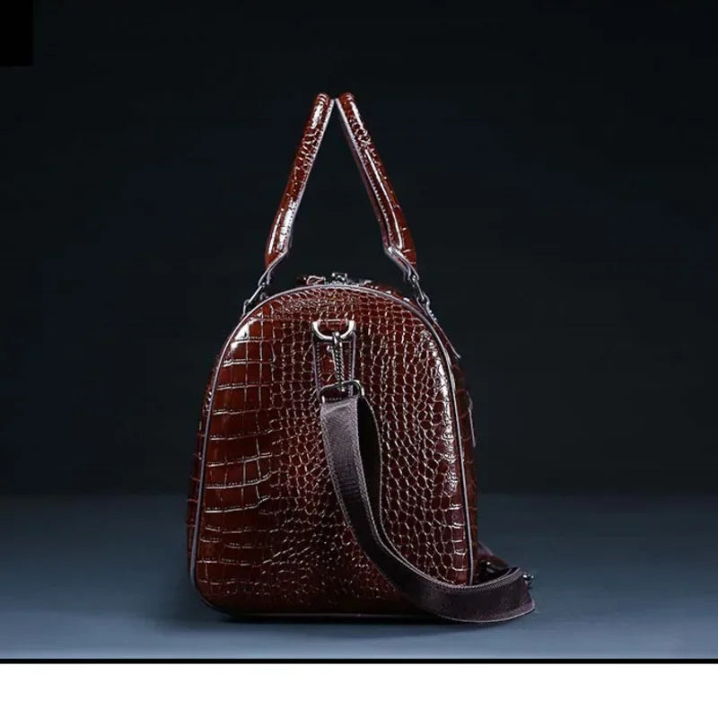 Sac voyage crocodile