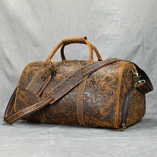 Sac de voyage vintage cuir
