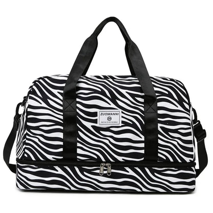 Sac de voyage zèbre