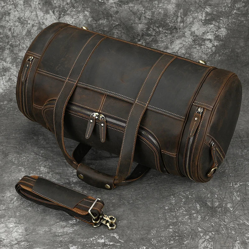 Grand sac de voyage homme cuir