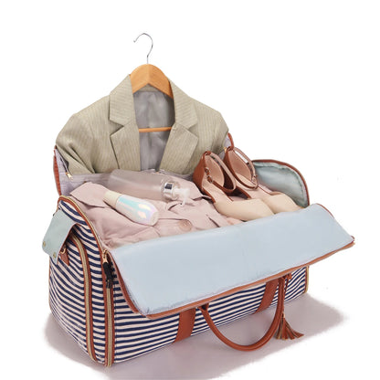 Sac voyage rayures
