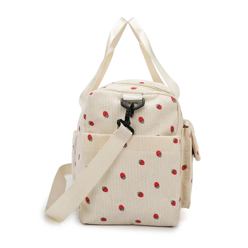 Sac de voyage côtelé