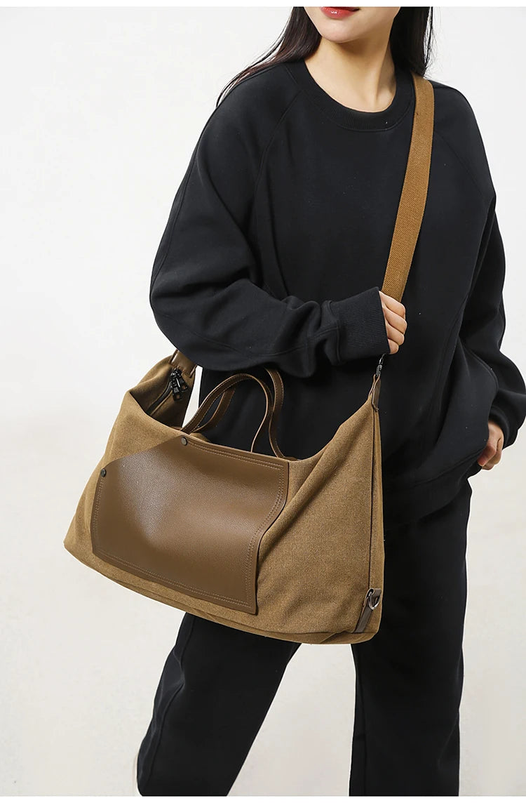 Sac voyage cuir camel