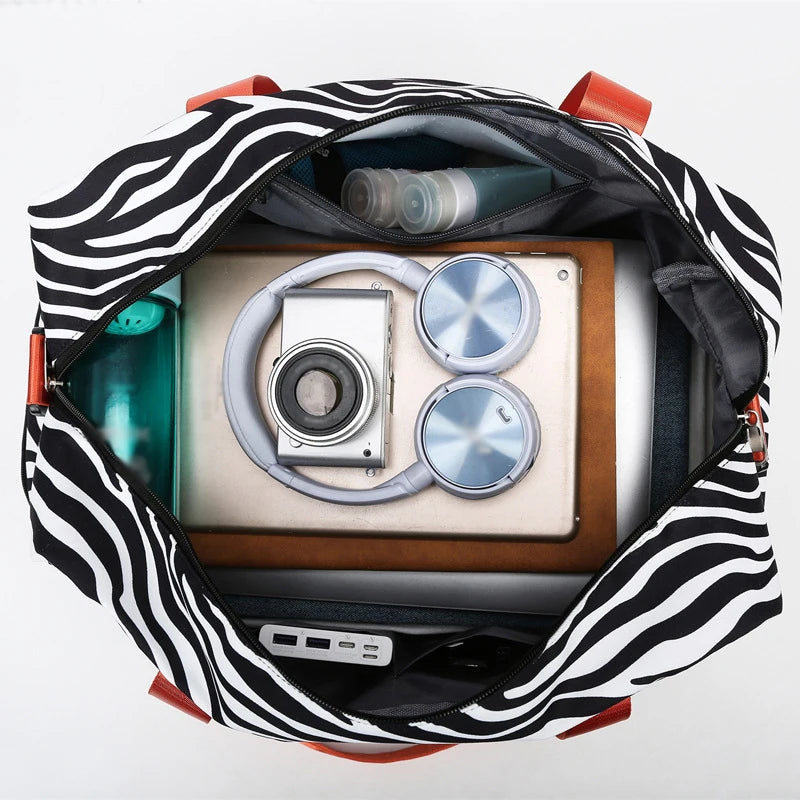 Sac de voyage zèbre