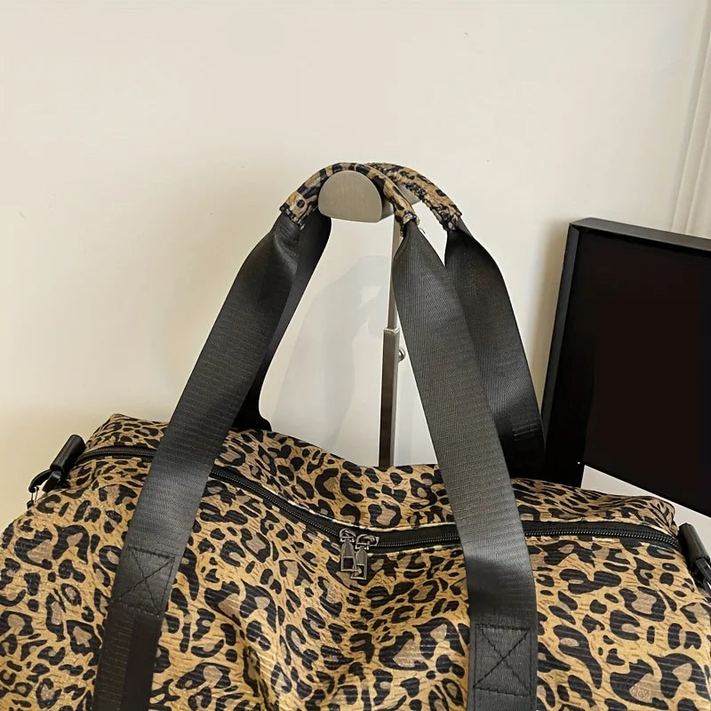 Sac de voyage femme leopard