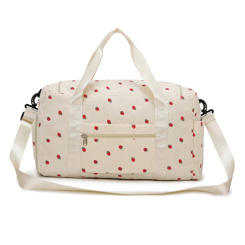 Sac de voyage côtelé