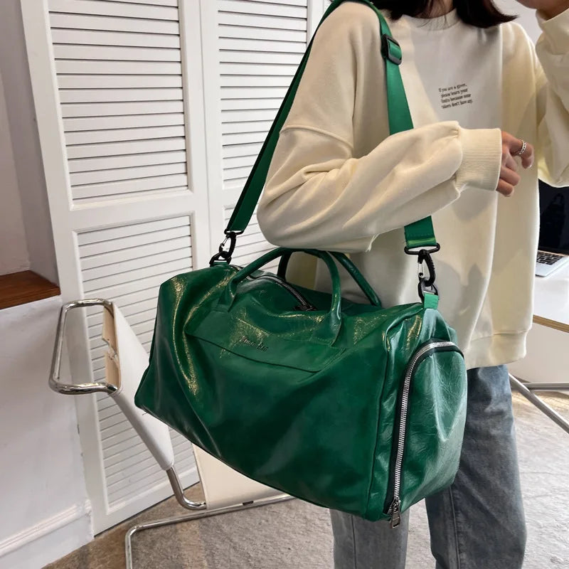 Sac de voyage femme vert