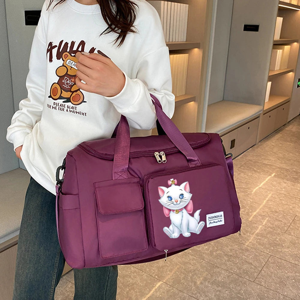 Sac de voyage motif chat